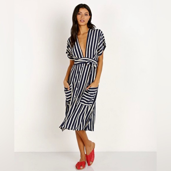 Faithfull the Brand Dresses & Skirts - ❌SOLD❌ Faithfull the Brand Women’s Milan Stripe Midi Dress